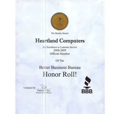 BBB Honor Roll - (2008-2009)