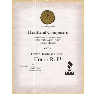 BBB Honor Roll - (2014-2015)