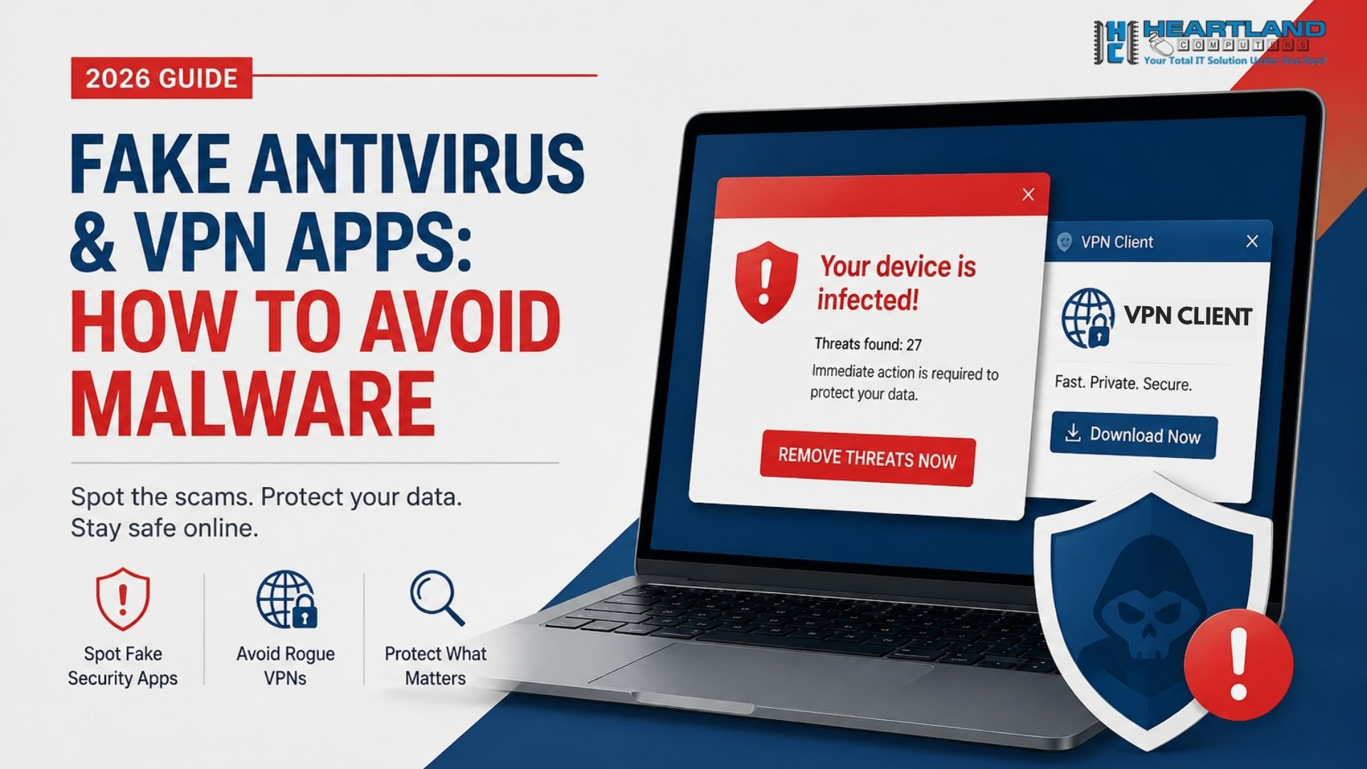 Fake Antivirus and VPN Apps: How to Avoid Installing Malware Instead of Protection (2026 Guide)