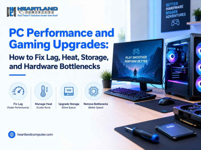 PC Performance and Gaming Upgrades: How to Fix Lag, Heat, Storage, and Hardware Bottlenecks