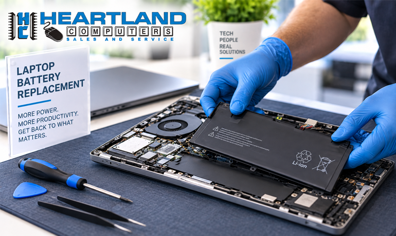 Laptop battery replacement