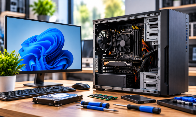 Newly custom-built gaming desktop